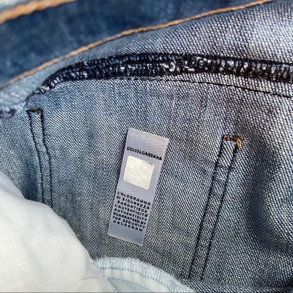 Y2K Dolce And Gabbana Denim Mini Skirt - Picture 16 of 16